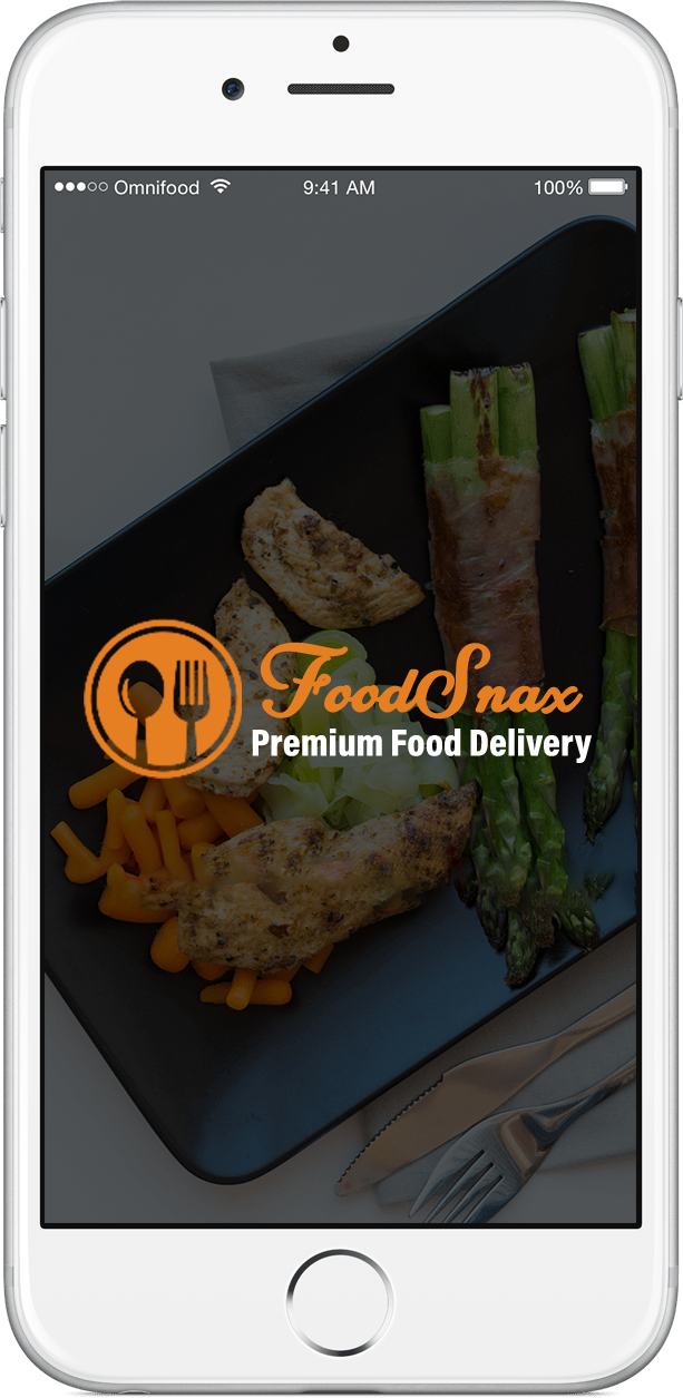 FoodSnax  app on iPhone